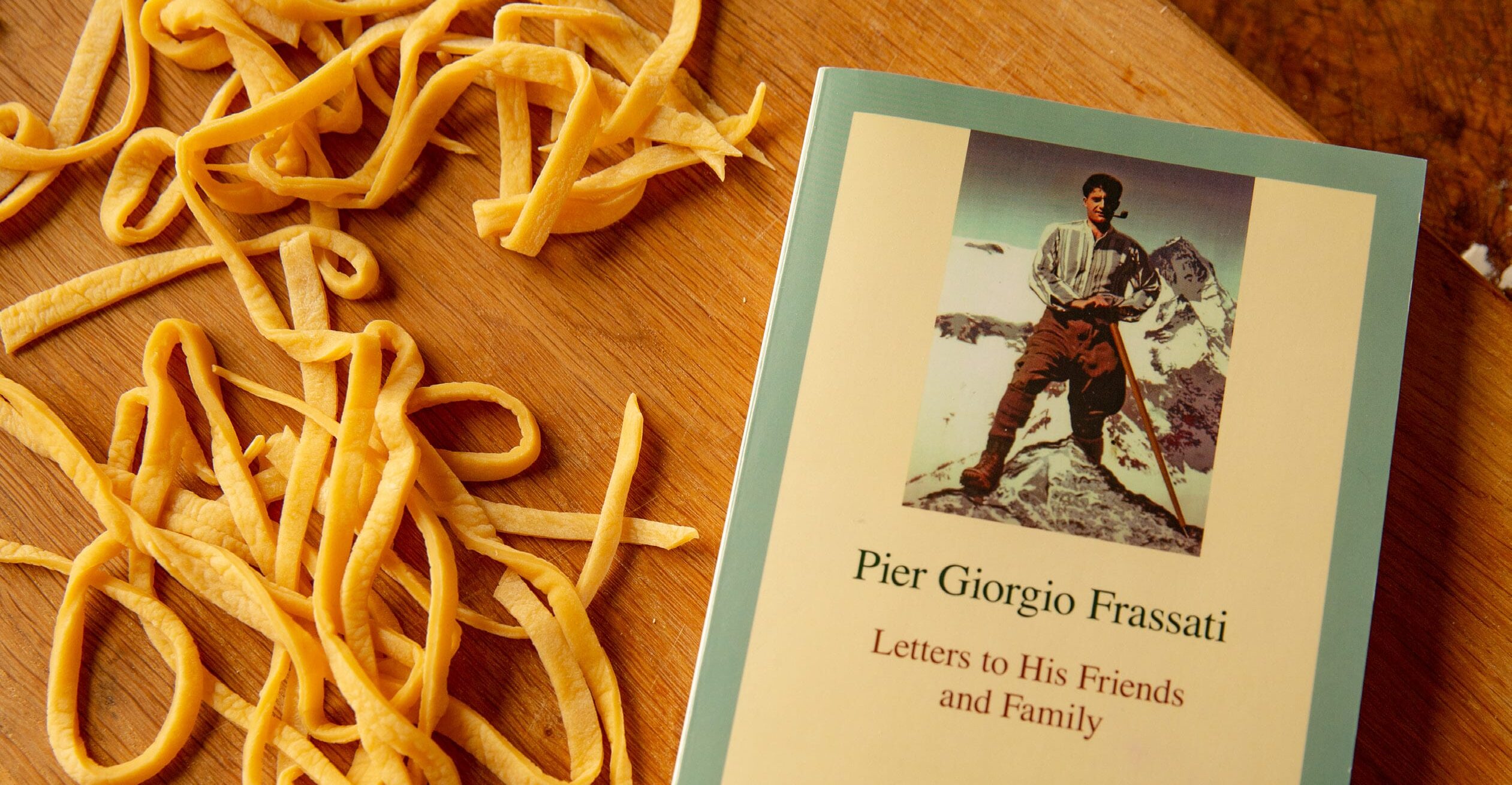 OSV's tweet card. Discover Blessed Pier Giorgio Frassati’s homemade pasta recipe and the joy of simple, soulful cooking inspired by this soon-to-be saint.