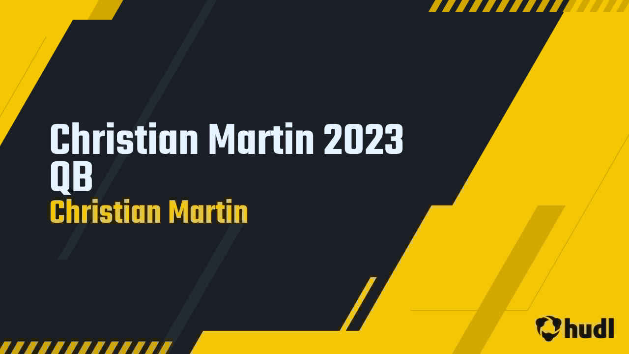 2xChris2x's tweet card. Christian Martin 2023 QB