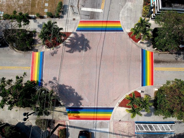 smtravis's tweet card. Under pressure from President Donald Trump and Gov. Ron DeSantis’ administrations, West Palm Beach will remove its rainbow crosswalk. It plans to support the LGBTQ+ community with a rainbow i…