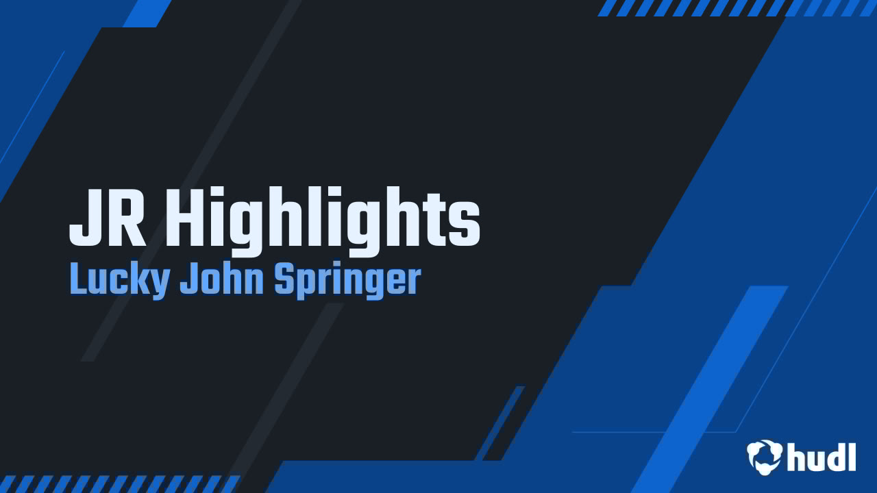 LuckySpringer75's tweet card. JR Highlights