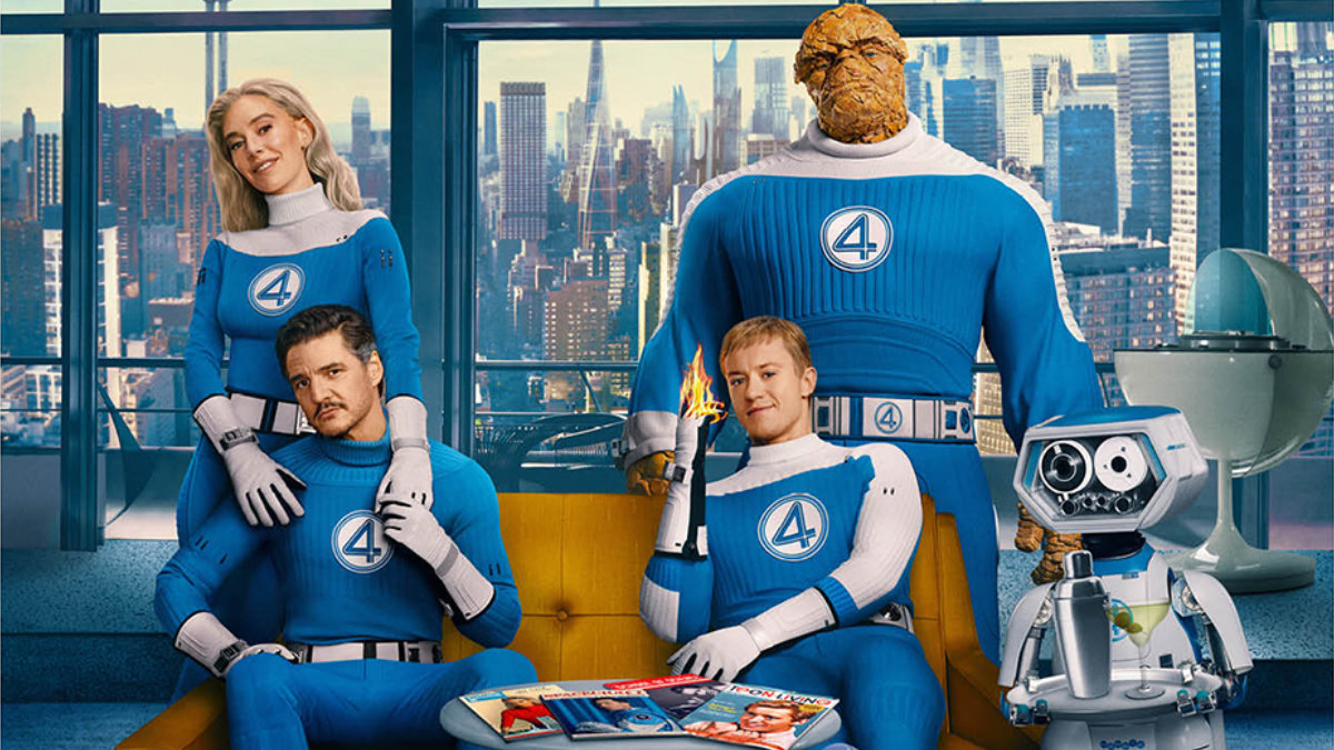 BlazingMinds's tweet card. Fantastic Four: First Steps in IMAX is a vibrant and visually captivating film.