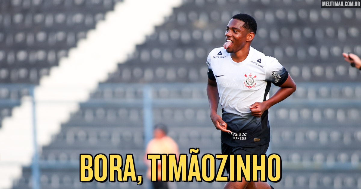 MeuTimao's tweet card. Neste sábado, o Corinthians entra em campo pela 13ª rodada do Campeonato Paulista Sub-20. Às 15h, na Arena NicNet, em Ribeirão Preto, o Timãozinho visita o Botafogo-SP.