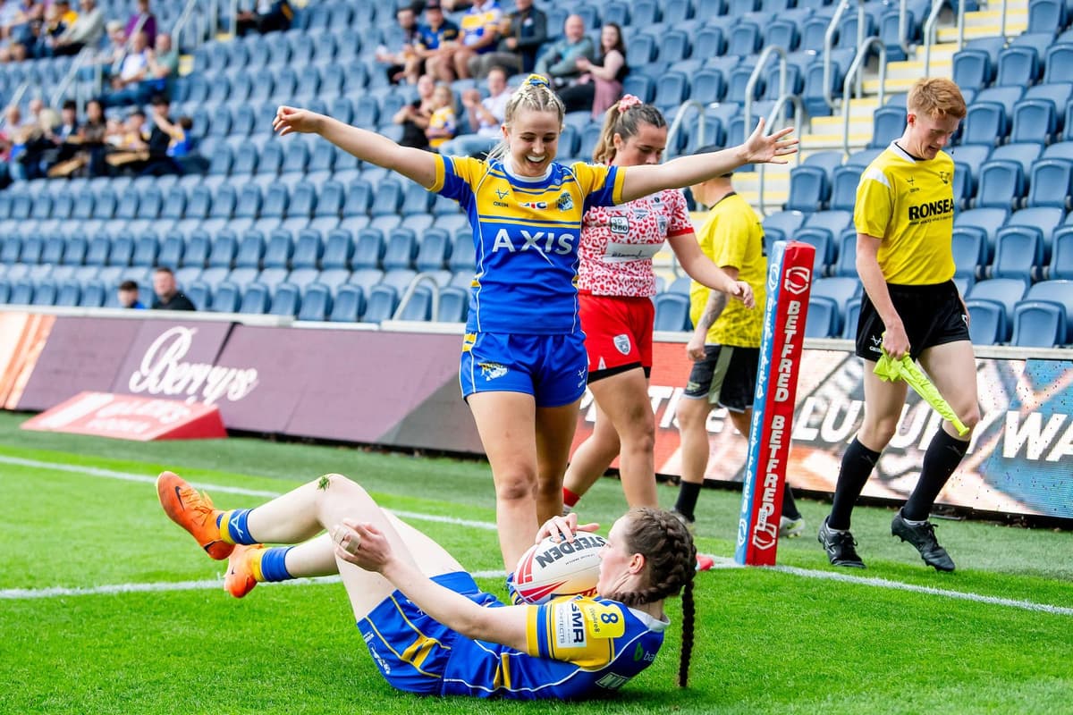 PeterSmithYEP's tweet card. Leeds Rhinos face the toughest challenge in the women’s game this weekend, but highly-rated young back Olivia Whitehead insists they aren’t going to Wigan Warriors just to make up the numbers.