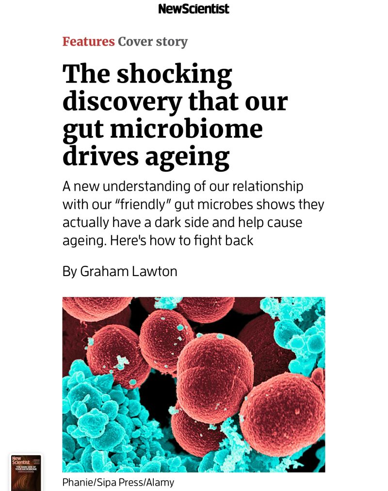 profmikegleeson's tweet card. The Gut Microbiome’s Hidden Role in Ageing—and How to Fight Back Introduction: Rethinking Our Relationship with “Friendly” Microbes The human gut microbiome, long hailed as a health-promoting...
