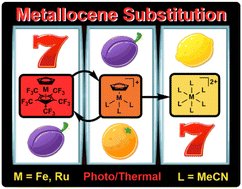 m_malischewski's tweet card. The electron-deficient ferrocene [Fe(C5H5)(C5(CF3)5)] is complemented by the synthesis and full characterisation of the analogous bench-stable ruthenocene [Ru(C5H5)(C5(CF3)5)]. These complexes have...