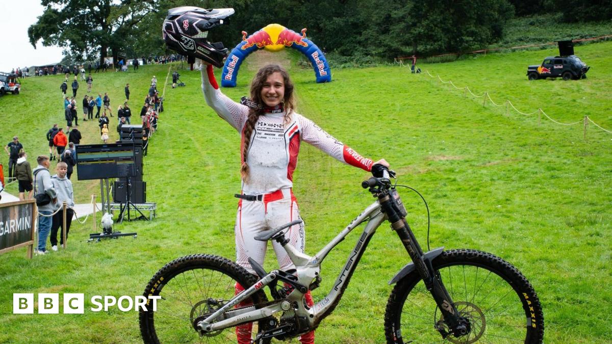 BBCWalesNews's tweet card. Scottish mountain biker Louise Ferguson becomes the first woman to qualify for Red Bull Hardline Wales after claiming her place in Sunday's finals.