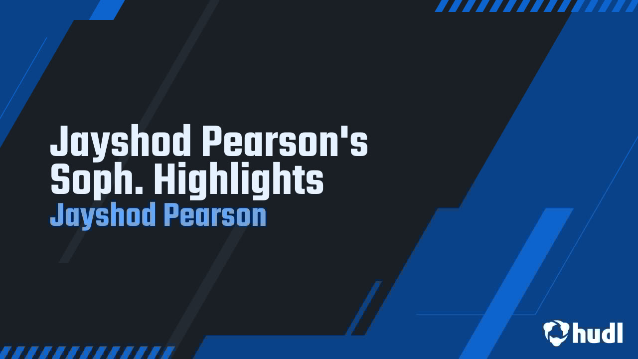 jayshod2's tweet card. Jayshod Pearson's Soph. Highlights