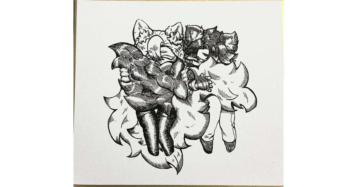 sankaku_kaiiki's tweet card. 色々と趣味で作っております。 貴方様のお気に召す品がございましたら幸いです。🙇‍♀️✨ リヌちゃん色紙(¥ 500), リヌちゃん色紙(¥ 500), ヌビちゃん缶バッジ(¥ 400), サメセスリちゃん缶バッジ(¥ 400), 白面のヴァレー　アクキー(¥ 700), アビたそ　アクキー(¥ 650)