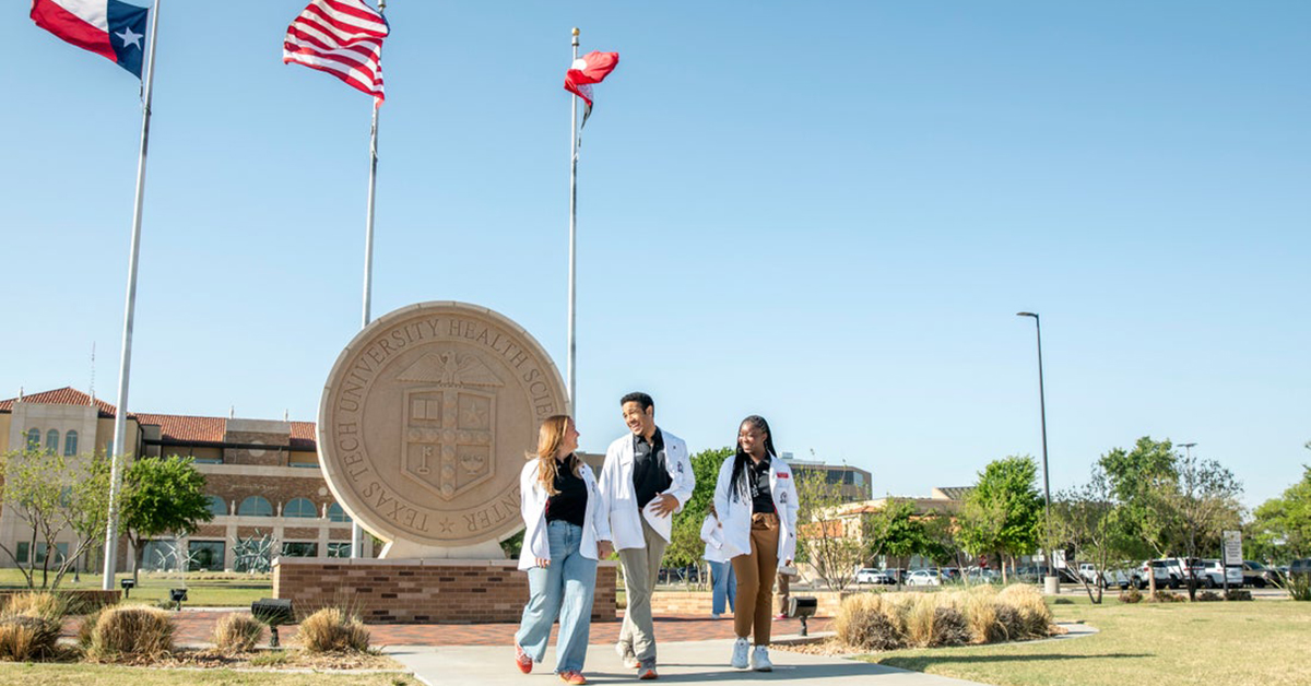 TTUHSC's tweet card. University receives distinction achieved by small percentage of institutions