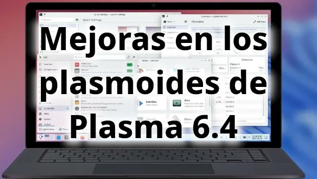 KDE_Blog's tweet card. Mejoras en los plasmoides de Plasma 6.4, , los componentes básicos de Plasma que le dan el último toque de personalización al escritorio.