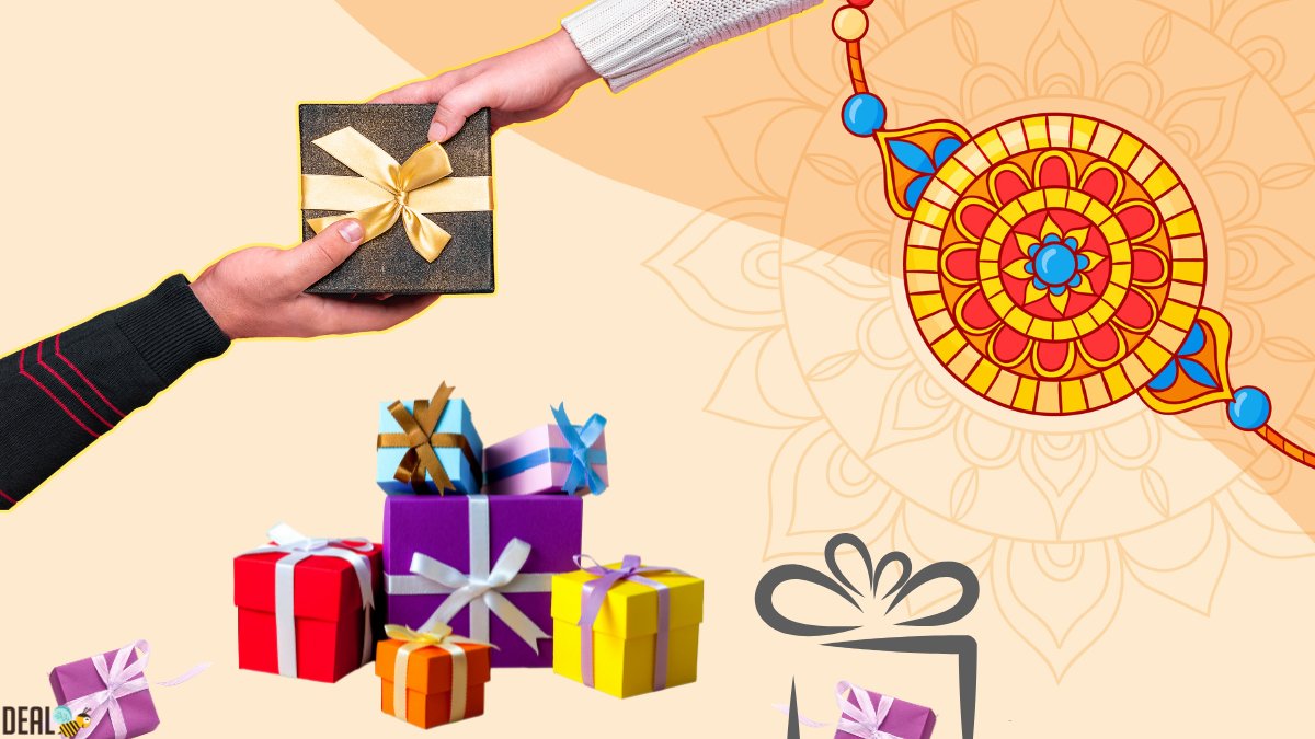 DealBeeOfficial's tweet card. Raksha Bandhan is a festival that celebrates the beautiful bond of love and care between brothers and sisters. Traditionally, sisters tie a decorative thread called a rakhi on their brothers’ wrists,...