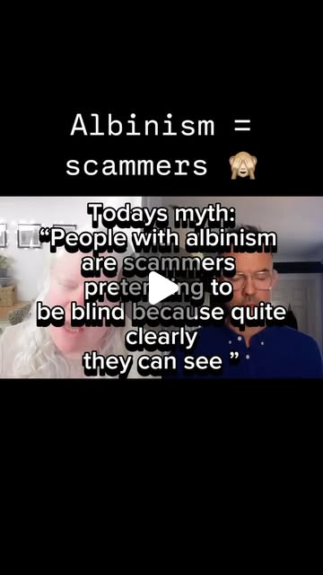 Albinism_MythX's tweet card. Albinism Fellowship UK (@albinismfellowshipukk) • Instagram reel