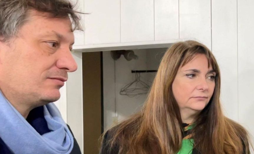 grupolatecla's tweet card. Llevó una semana, pero se pudo: Fuerza Patria irá con una lista de unidad en el municipio gobernado por el PRO. Boyanovsky va primero y Cortiellas, que había presentado una lista propia, lo secunda.