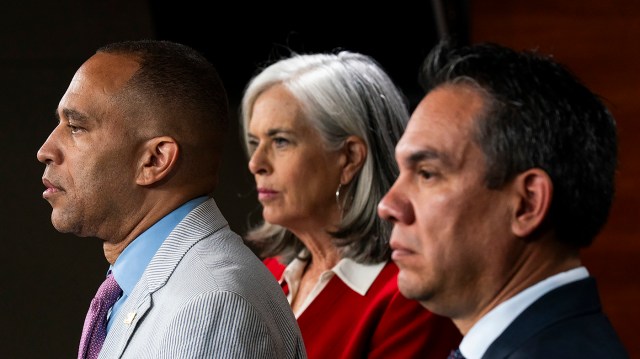 fox5sandiego's tweet card. House Democrats are ramping up their town-hall blitz in GOP-held districts over the long summer recess. The strategy is not new, but this time they’re armed with a powerful new talking point: Presi…