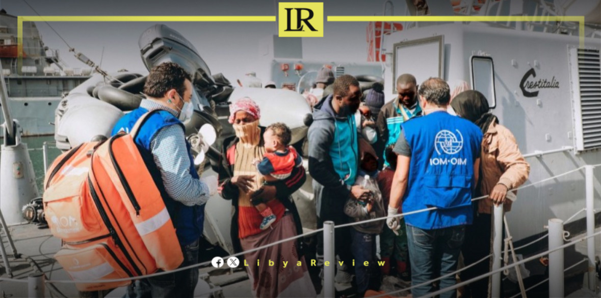 LibyaReview's tweet card. Dozens of migrants are feared missing after a boat carrying more than 80 people capsized off the coast of Tobruk