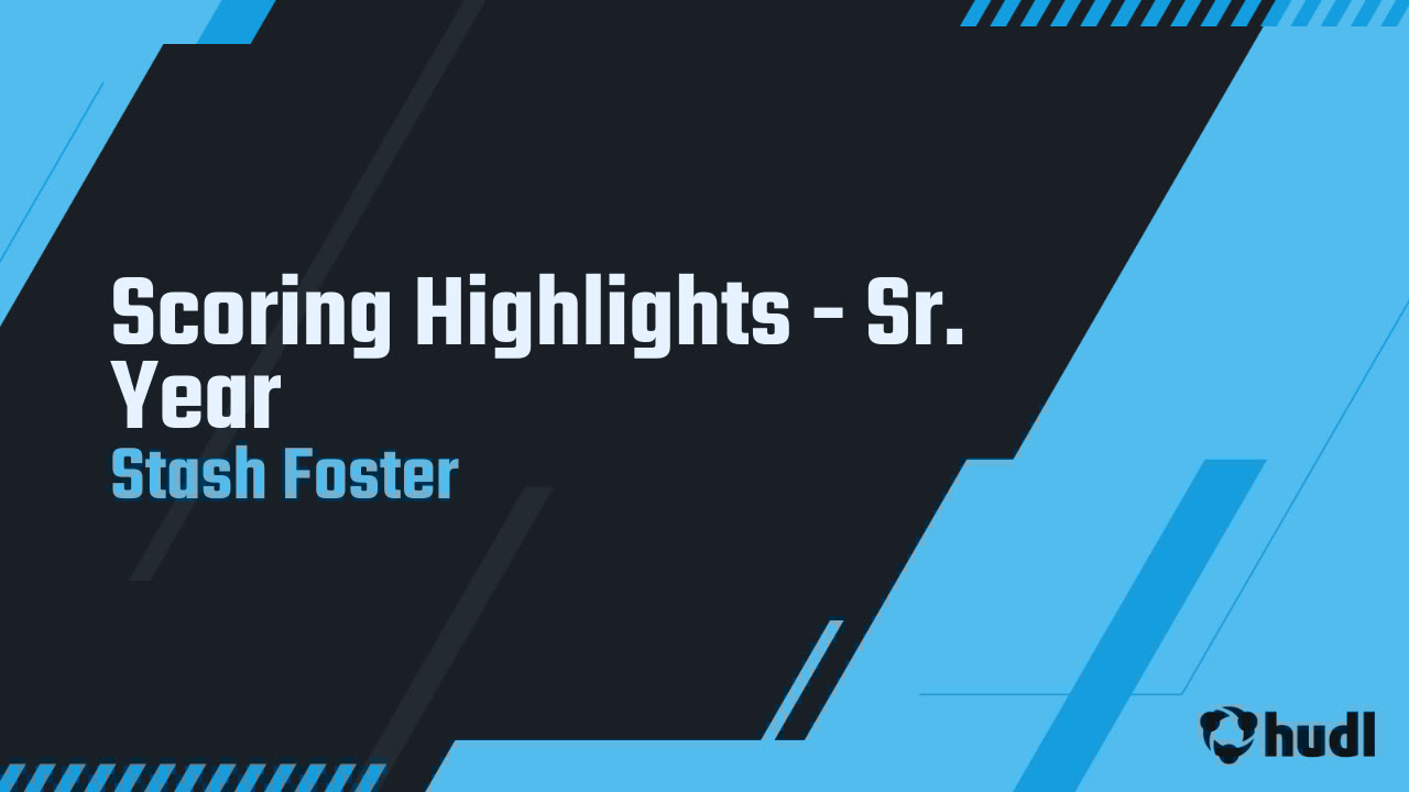 Stash_5's tweet card. Scoring Highlights - Sr. Year