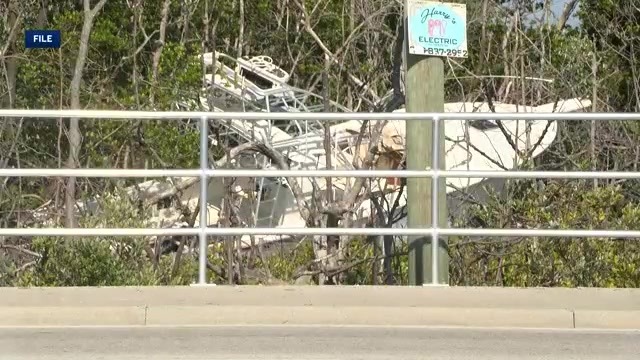 SNNTV's tweet card. A boat that was trapped in mangroves off San Carlos Island in Fort Myers was finally removed by the Fish and Wildlife Commission, three years after it first got stuck.