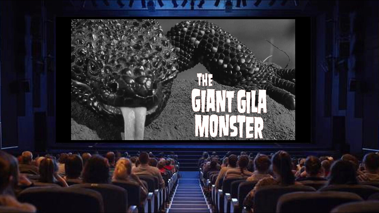 ATSAUTWGDJ's tweet card. A giant lizard terrorizes a rural Texas community and a heroic teenager attempts to destroy the creature. The Giant Gila Monster is a 1959 American monster film directed by Ray Kellogg and produced by