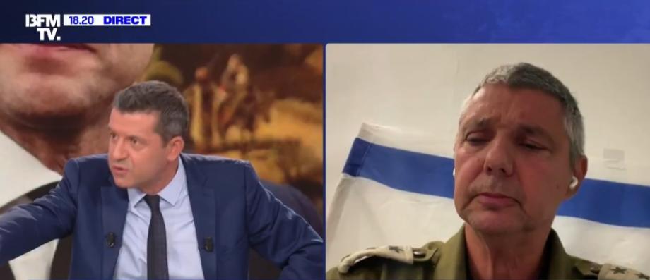 morandiniblog's tweet card. La Société des Journalistes de BFM TV s'en prend à Olivier Rafowicz, le porte-parole de l'armée israélienne, après son intervention hier en direct sur l'antenne et dénonce "les mensonges"...