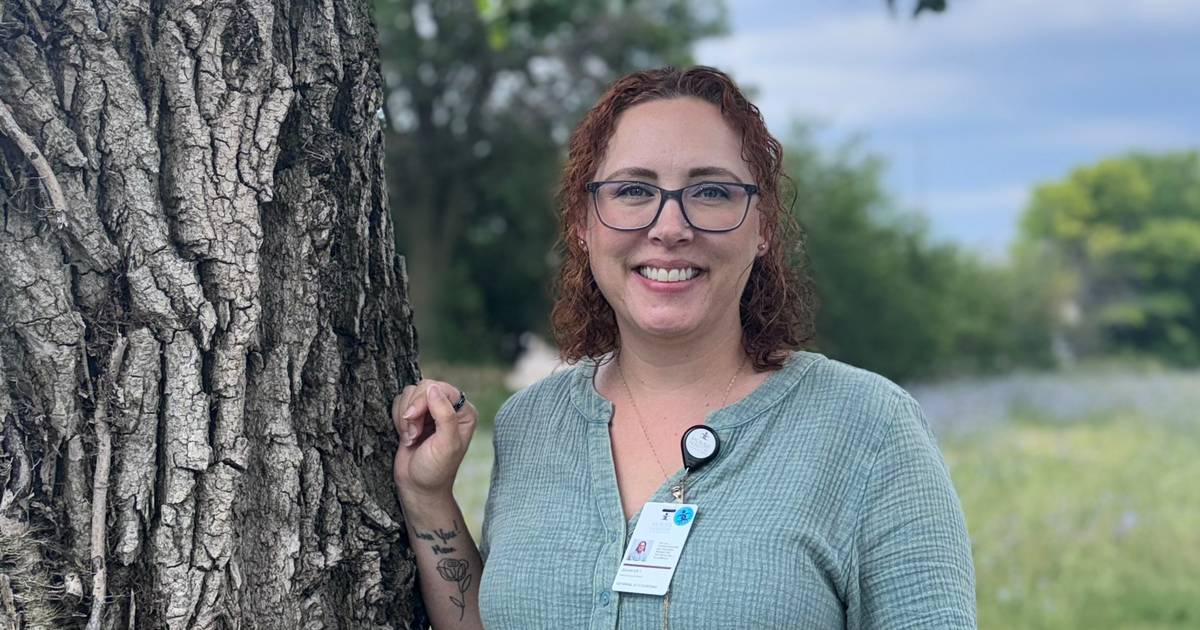 MorrisHerald's tweet card. Morris Hospital has named Senior Accountant Jen Theobald it's Fire Starter of the Month for July.