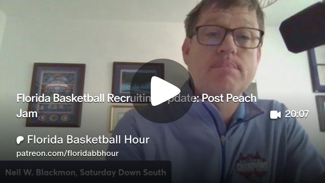 FloridaBBHour's tweet card. Get more from Florida Basketball Hour on Patreon
