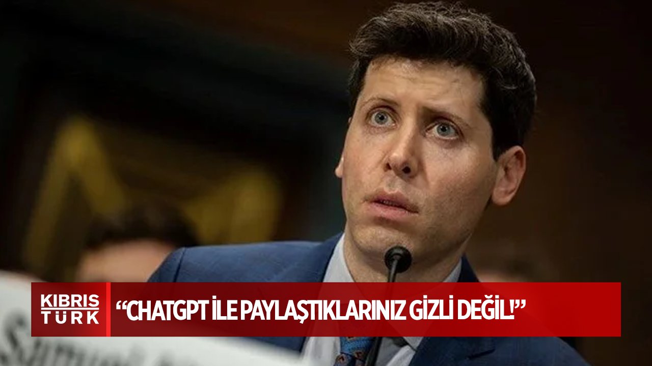 kibristurk_h's tweet card. OpenAI CEO'su Sam Altman, sohbet botu ChatGPT'yi kişisel teraspit olarak kullananları uyardı.