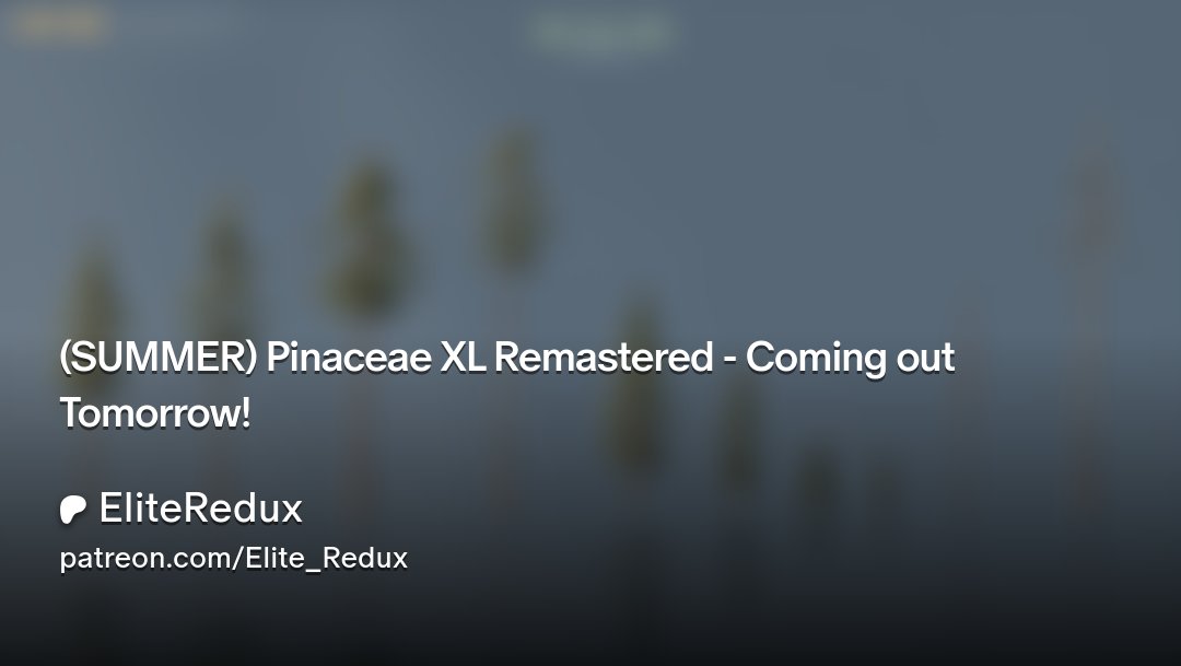 EliteRedux2828's tweet card. Get more from EliteRedux on Patreon
