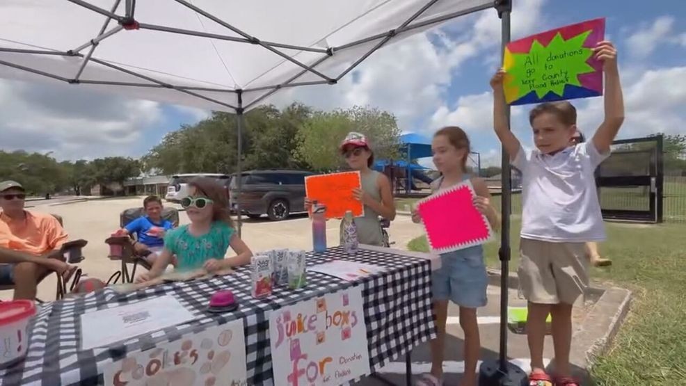 ABWinning's tweet card. UNIVERSAL CITY, Texas — A group of young children in Universal City has raised $2,000 to support flood victims in Kerr County, demonstrating that even the small