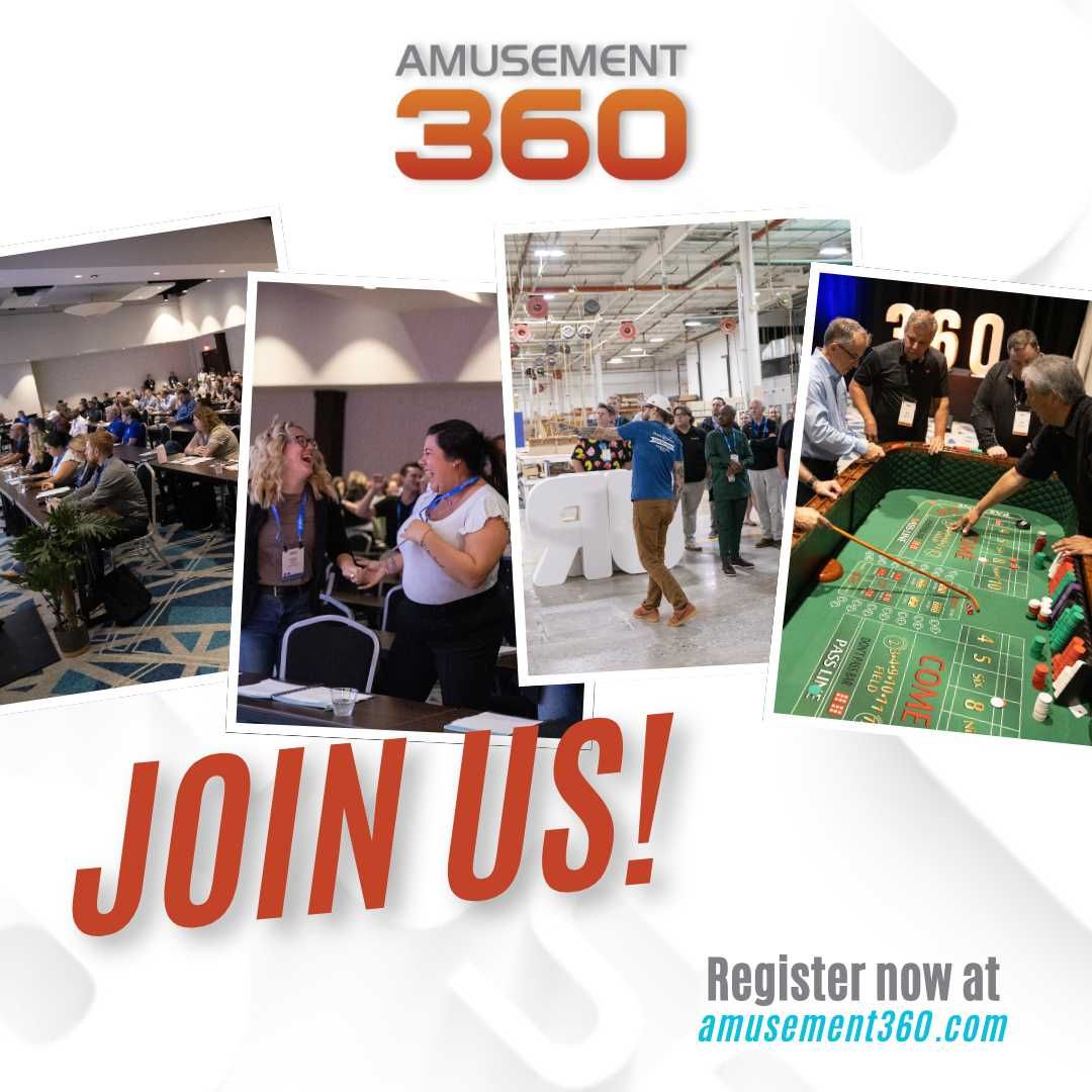 stingerreport's tweet card. 🔥 Big ideas. 🎤 Epic presentations. 🎉 Unforgettable fun. Amusement 360 is THE event to grow your biz, build your tribe, and leave fired up to lead 💪 📍 Indy | Sept 16–18 🎟️ Register now! amusem...