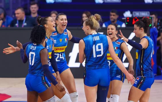 SkySport's tweet card. Leggi su Sky Sport l'articolo Volley, Italia-Polonia 3-0: le Azzurre accedono in finale della Volley Nations League