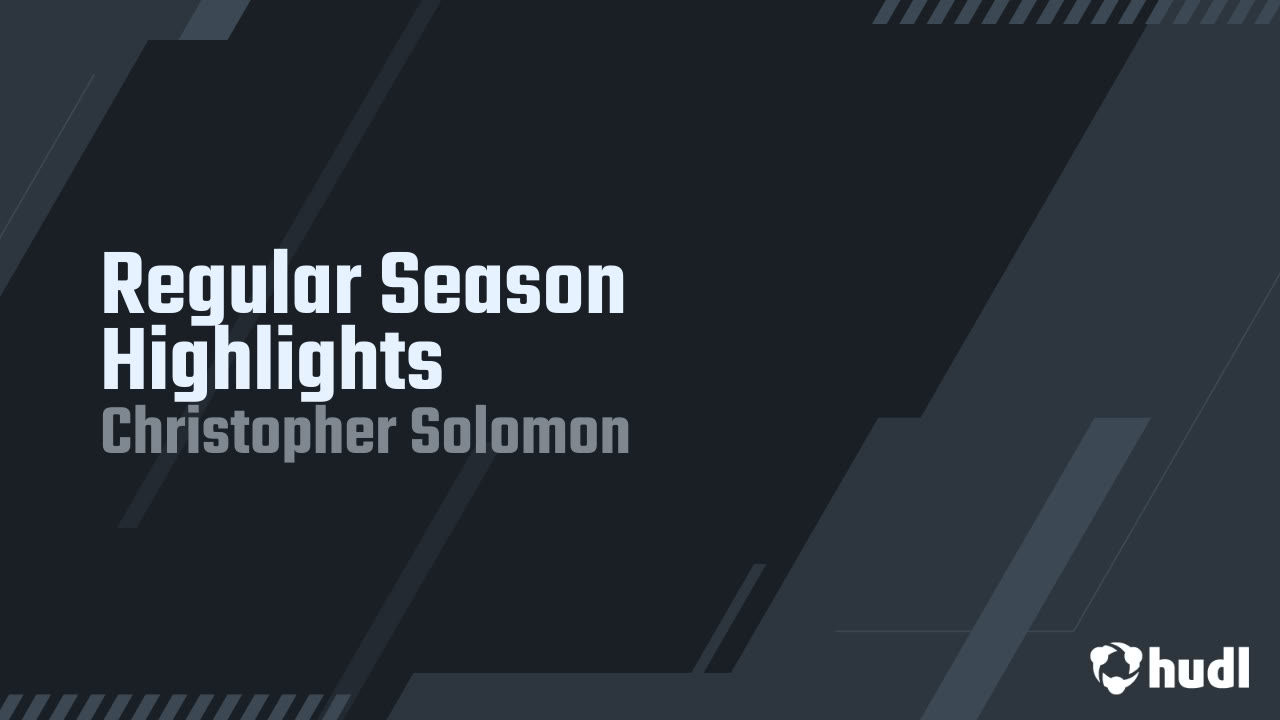 ChrisSolo70's tweet card. Regular Season Highlights