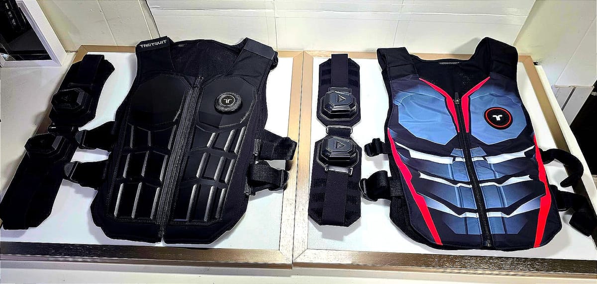 UploadVR's tweet card. We suited up in the latest vests and armbands from bHaptics to explore just how far down the haptics rabbit hole these peripherals can take you.
