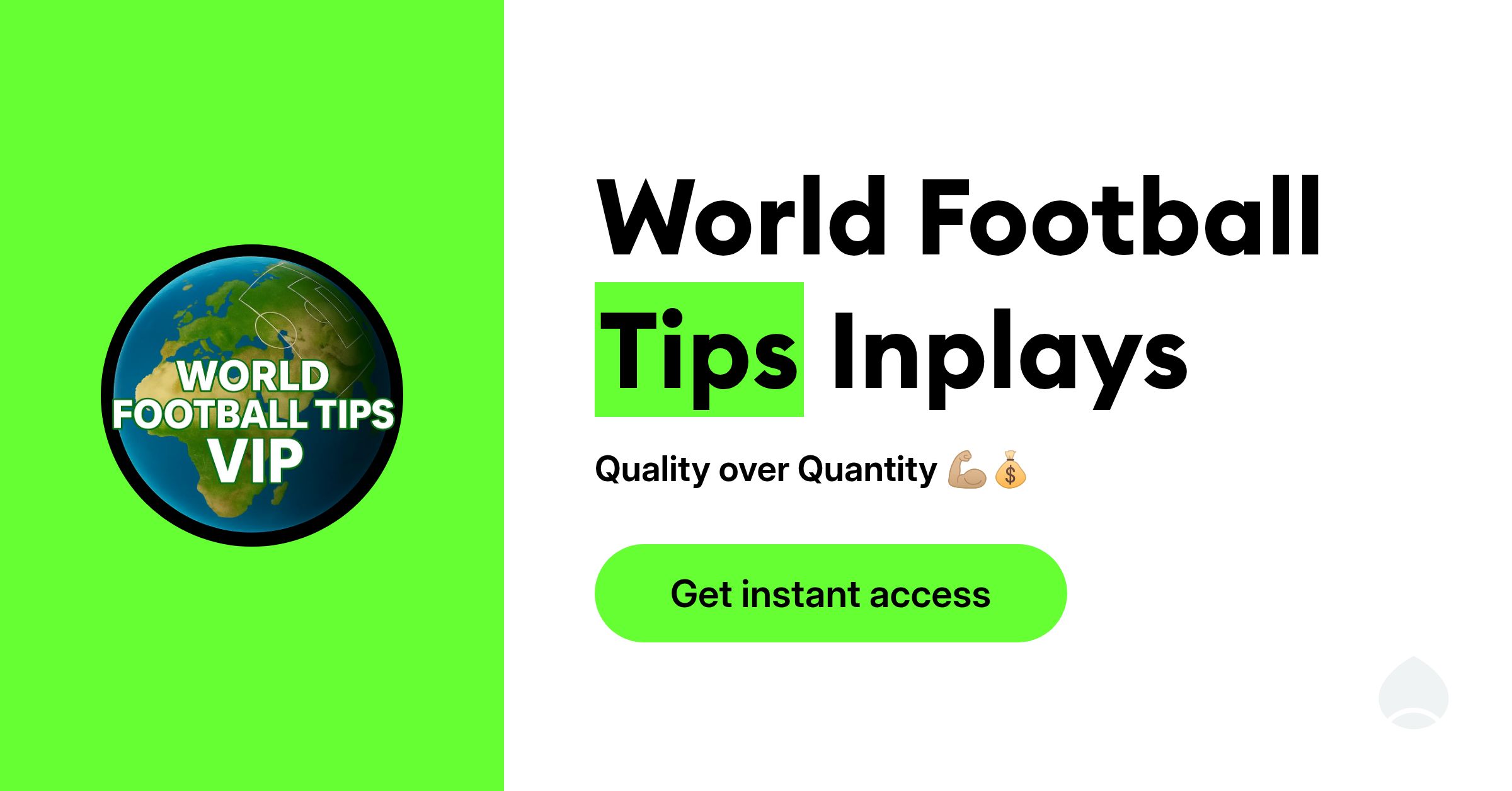 WFootballTips's tweet card. Quality over Quantity 💪🏼💰