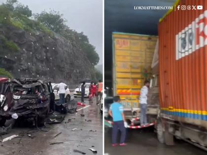 lokmattimeseng's tweet card. Mumbai-Pune Expressway Accident Update: Woman Killed, 18 Injured as Speeding Trailer Hits At least 20 Vehicles - Tragic accident took place on busy Mumbai-Pune Expressway near Khopoli on Saturday...