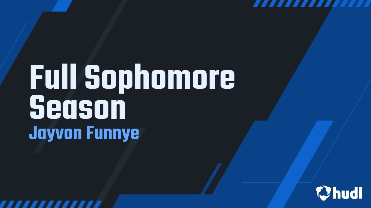 JayvonFunnye's tweet card. Full Sophomore Season