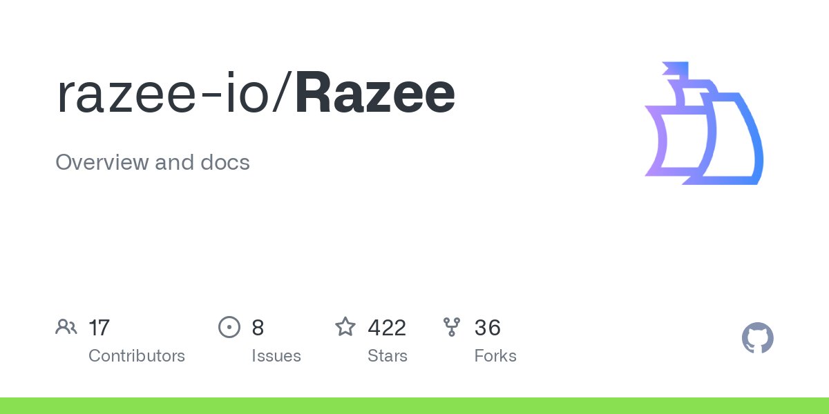 martinbower's tweet card. Overview and docs. Contribute to razee-io/Razee development by creating an account on GitHub.