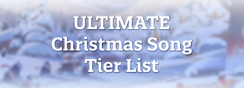 FloatX59's tweet card. This is the ultimate Christmas song tier list, including a variety of notable Christmas songs.