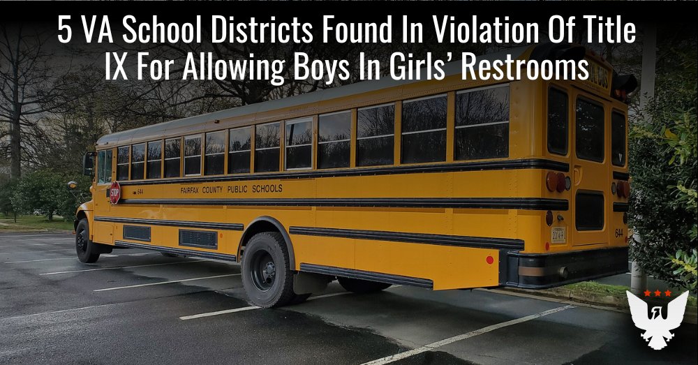 Foolscap8's tweet card. Five school districts were found in violation of Title IX civil rights law, the Education Department announced on Friday.