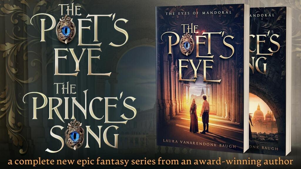 SueStill_Author's tweet card. Check out The Eyes of Mandoral: an epic fantasy series of found family and more on BackerKit!