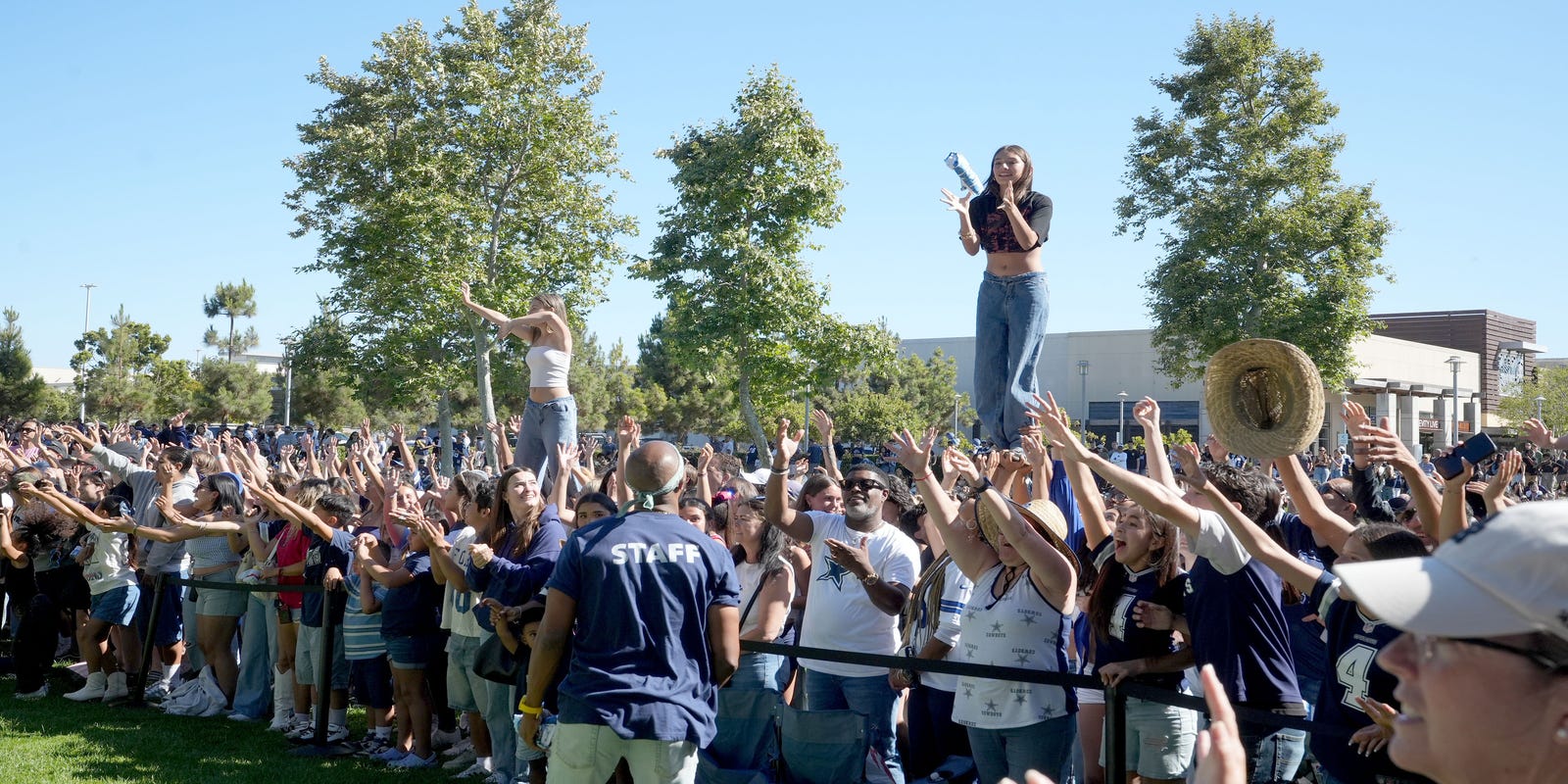 vcstar's tweet card. Dallas Cowboys fans flocked to The Collection at Riverpark where the team hosted the fourth annual Oxnard Fan Night on Friday, July 25.