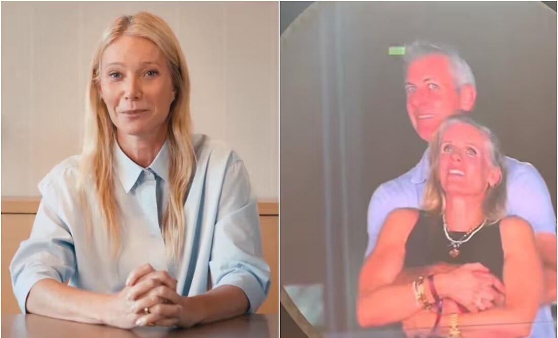 universalqro's tweet card. La exesposa del vocalista de Coldplay protagonizó el nuevo video de Astronomer para aclarar dudas tras la renuncia del CEO