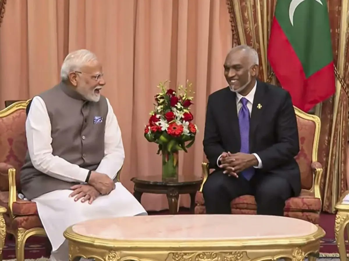 WIONews's tweet card. PM Modi handed over 3,300 social housing units and 72 vehicles for the Maldives National Defence Force and Immigration authorities. Both sides also exchanged the Terms of Reference of the proposed...