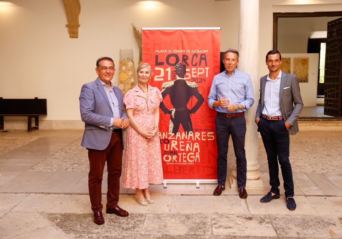CulturaLorca's tweet card. El 21 de septiembre harán el diestro lorquino Paco Ureña, José María Manzanares y Juan Ortega lidiarán toros de Álvaro Núñez