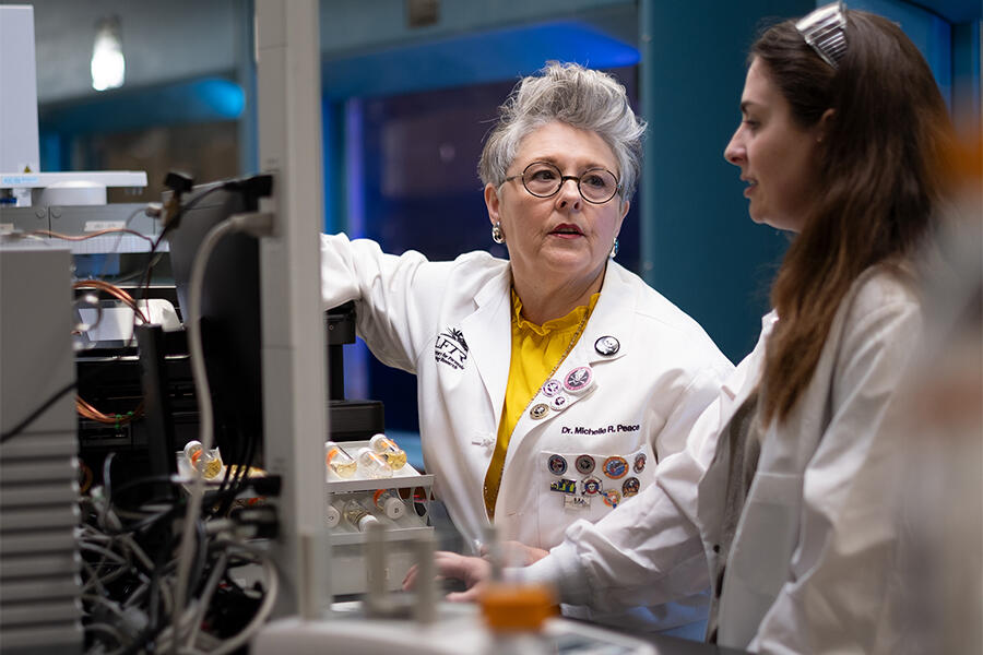 VCU's tweet card. Mold? Nail polish remover? VCU forensic toxicologist Michelle Peace is unearthing what’s truly inside the unregulated products that are billed as alternatives to smoking.