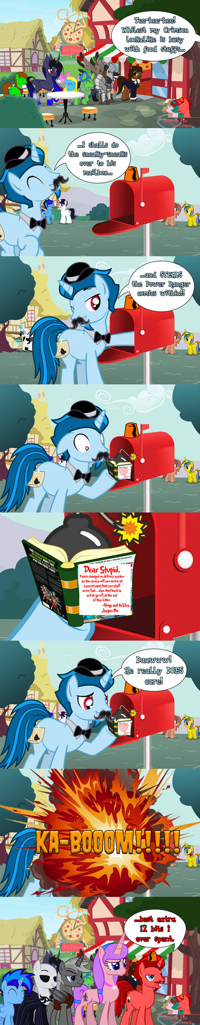 DaJoestanator's tweet card. PATREON REWARD: A Comical Solution by JasperPie on DeviantArt