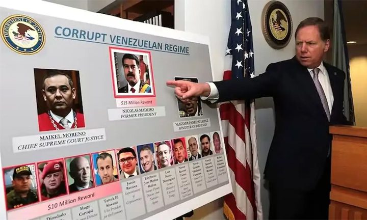 lamesaredondan1's tweet card. EEUU señaló al Cartel de los Soles, un grupo que Washington asegura está vinculado al régimen venezolano, como una organización terrorista.