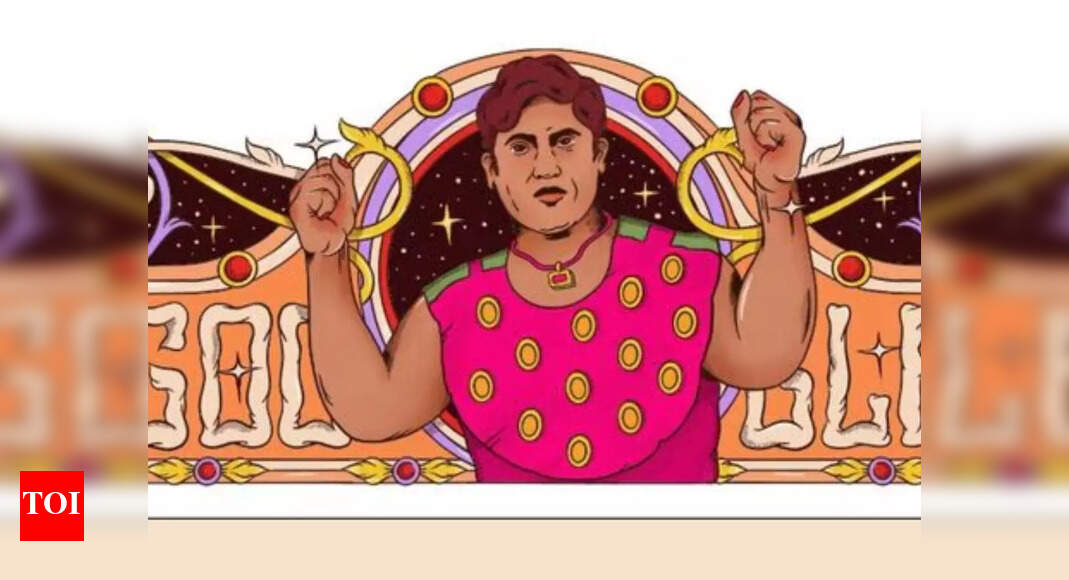 CatchThePinfall's tweet card. Hamida Banu, India's pioneering female wrestler, defied norms by triumphing in over 300 matches against male wrestlers. Celebrated by Google, her lega