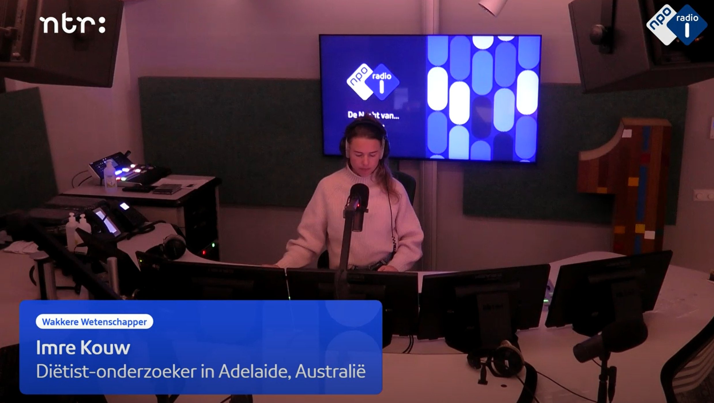 ikouw's tweet card. Wakkere Wetenschapper: diëtist-onderzoeker Imre Kouw in Adelaide