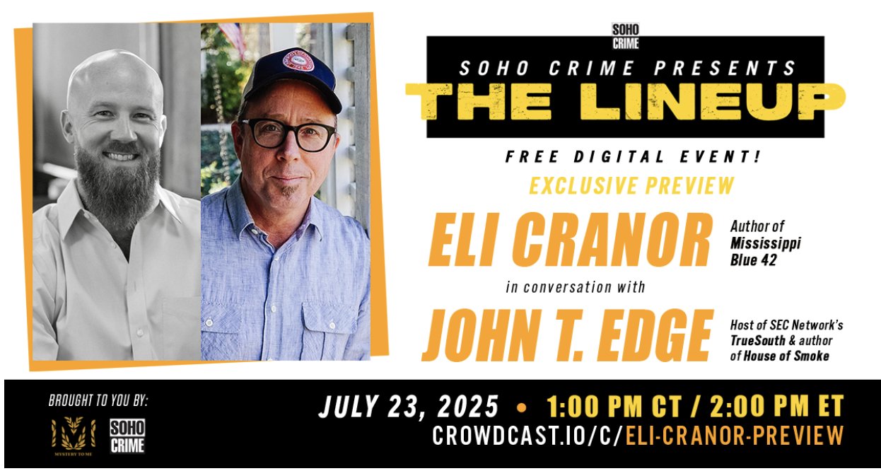 elicranor's tweet card. Register now for Soho Lineup: July on crowdcast, scheduled to go live on July 23, 2025, 01:00 PM CDT.
