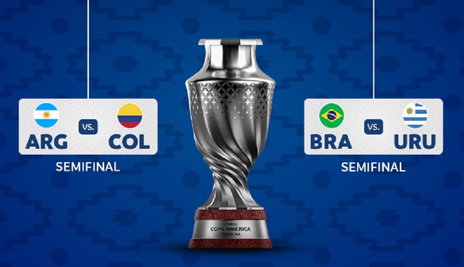 monitoreamos's tweet card. Las semifinales de la Copa América Femenina quedaron definidas este viernes, con la vigente campeona Brasil ante Uruguay y Argentina